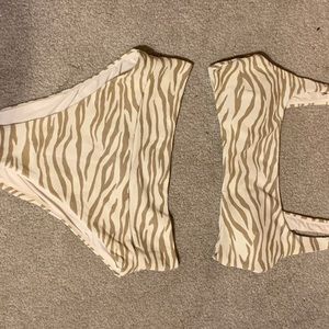 Aerie zebra high waisted bikini. Lightly worn.